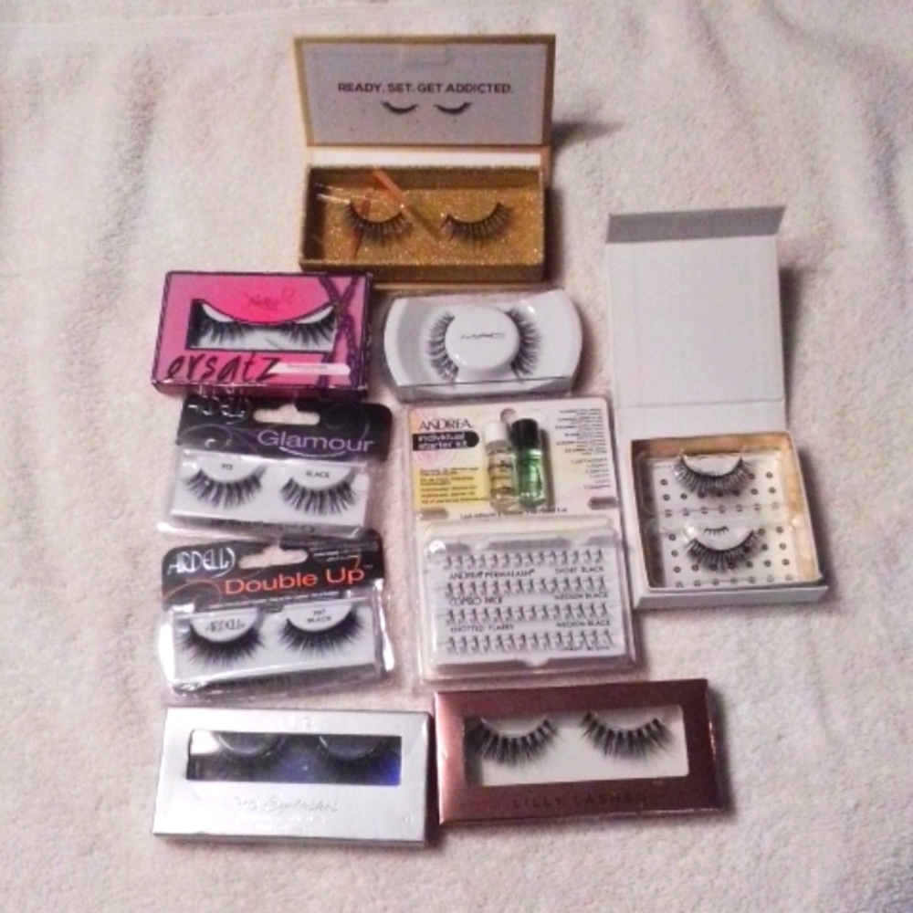 Eyelash Bundle- Ardell, MAC,Andrea, PUR ,Lilly Lashes